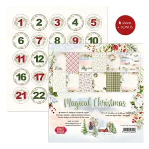 Craft & You Design Magical Christmas 12x12 Inch Paper Set 25