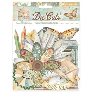 Stamperia Daisy Art Die Cuts Assorted (40pcs) (DFLDC126)