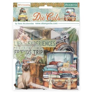 Stamperia Art of Travelling Die Cuts Assorted (37pcs) (DFLDC