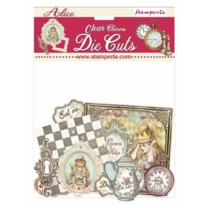 "Stamperia Alice Charms Clear Die Cuts (DFLDCP18)
Alice Char