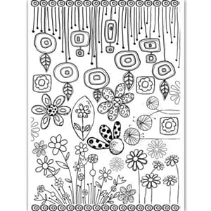 "Dress My Craft Transfer Me My Doodling (DMCDP4787)
Transfer