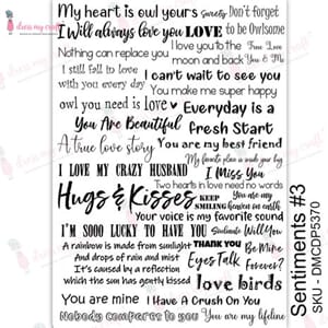 "Dress My Craft Transfer Me Sentiments #3 (DMCDP5370)
Transf