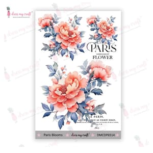 Dress My Craft Transfer Me Mini Paris Blooms (DMCDP6514)