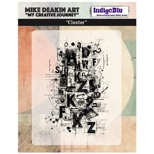 IndigoBlu Cluster Solo Red Rubber Stamp (IND1471)