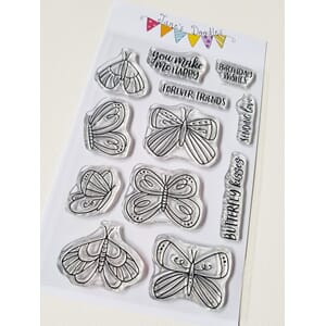 "Janes Doodles Doodle Butterflies Clear Stamps (JD057)
Doodl