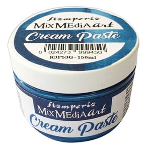 "Stamperia Cream Paste Metallic Blue (150ml) (K3P53G)
Cream
