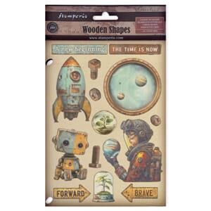 Stamperia A New Beginning A5 Colored Wooden Shape (KLSP197)