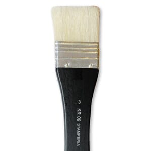 "Stamperia Flat Head Brush No.3 (KR09)
Flat Head Brush No.3