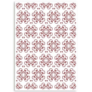 "Stamperia Stencil A4 Casa Granada Wallpaper Tiles (KSG485)