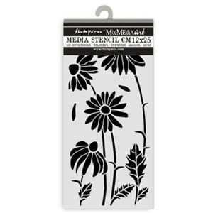 Stamperia Daisy Art Thick Stencil 12x25cm Daisies (KSTDL146)