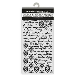 Stamperia Secret Diary Thick Stencil 12x25cm Seal and Writin