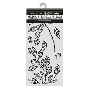Stamperia Wonderland Thick Stencils 12x25cm Dragonfly (KSTDL