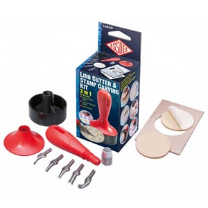 "Essdee Lino Cutter & Stamp Carving Kit 3 in 1 (L5B2D)
Lino