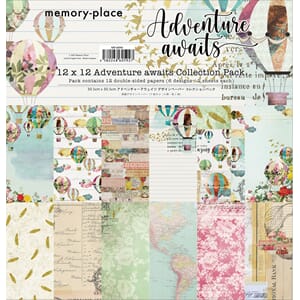 "Memory Place Adventure Awaits 12x12 Inch Paper Pack (MP-605