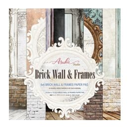 "Memory Place Brick Wall & Frames 6x6 Inch Paper Pack (MP-60