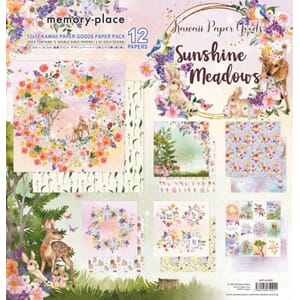 Kawaii Paper Goods Sunshine Meadows 12x12 Inch Paper Pack (M