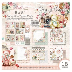 "Memory Place Beary Sweet 8x8 Inch Paper Pack (MP-61222)
Bea