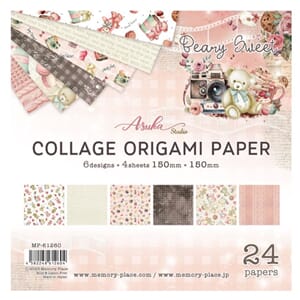 "Memory Place Beary Sweet Collage Origami Paper (MP-61260)
B