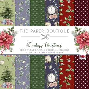 "The Paper Boutique Timeless Christmas 8x8 Inch Decorative P