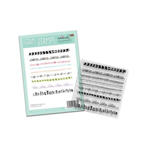 Funky Flowers Funky Borders Craft Stamps (PD8694)