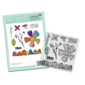 Funky Flowers Funky Daisy Smile Craft Stamps (PD8695)