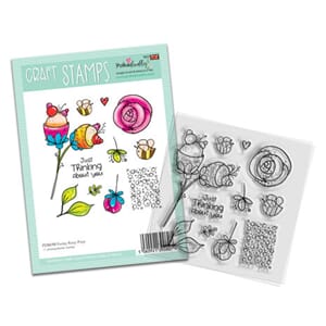 Funky Flowers Funky Rosy Posy Craft Stamps (PD8698)