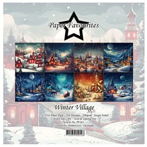Paper Favourites Winter Village 6x6 Inch Paper Pack (PF261)