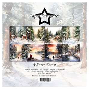 Paper Favourites Winter Forest 6x6 Inch Paper Pack (PF263)