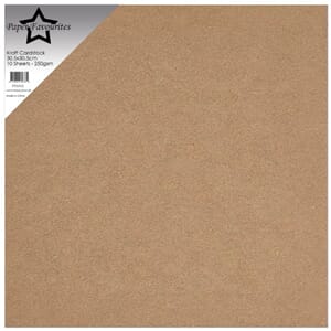 Paper Favourites Kraft Cardstock 12x12 Inch 250g (10pcs) (PF