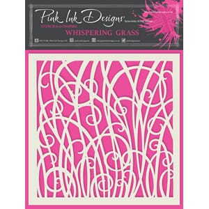 "Pink Ink Designs Whispering Grass Stencil (PINKST012)
Whisp