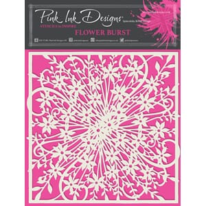 "Pink Ink Designs Flower Burst Stencil (PINKST013)
Flower Bu