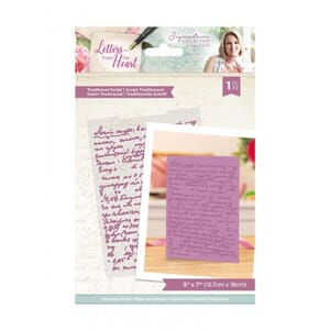 Crafters Companion Letters from The Heart Traditional Script