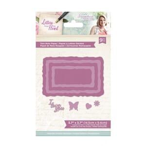 "Crafters Companion Letters from The Heart Torn Note Paper D