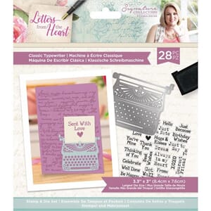 "Crafters Companion Letters from The Heart Classic Typewrite