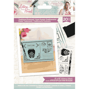 "Crafters Companion Letters from The Heart Traditional Postc