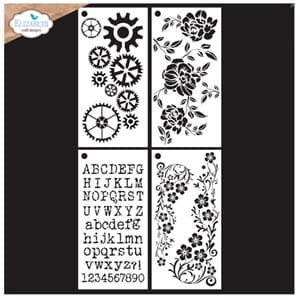 Elizabeth Craft Designs In the Garden Stencil Journal Stenci