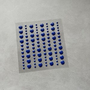 Adhesive Enamel Dots Cornflower Blue (96 pcs) (SBA021)