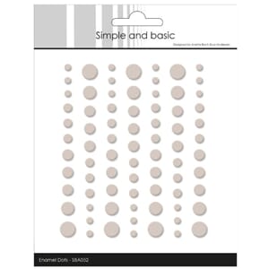 Simple and Basic Matte Enamel Dots Beige (77pcs) (SBA052)