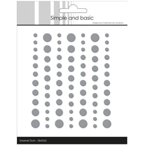 Simple and Basic Matte Enamel Dots Concrete (77pcs) (SBA055)