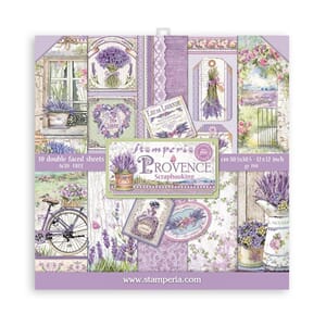 "Stamperia Provence 12x12 Inch Paper Pack (SBBL105)
Provence