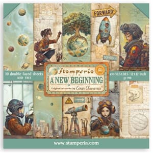 Stamperia A New Beginning 12x12 Inch Paper Pack (Double Face