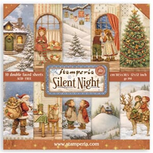 Stamperia Silent Night 12x12 Inch Paper Pack (SBBL192)