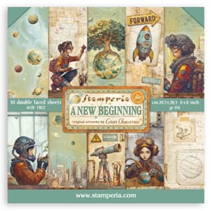 Stamperia A New Beginning 8x8 Inch Paper Pack (Double Face)