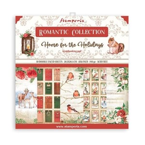 Romantic Home for the Holidays 8x8 Inch Paper Pack (SBBS68)