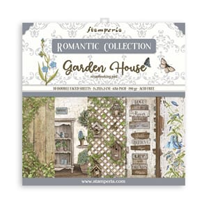 "Stamperia Romantic Garden House 6x6 Inch Paper Pack (SBBXS1