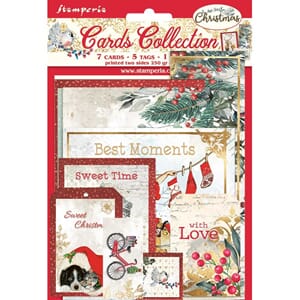 "Stamperia Romantic Christmas Cards (SBCARD09)
Romantic Chri