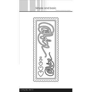 "Simple and Basic Slimcard add-on Cutting die (SBD115)
Slimc