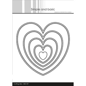 "Simple and Basic Pierced Hearts Cutting Dies (SBD159)
Pierc