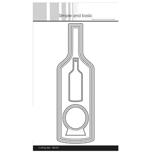 Simple and Basic Wine Bottle Tag Cutting Dies (SBD331)