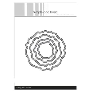 Simple and Basic Organic Shaped Frames Cutting Dies (SBD353)